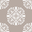Orient classic pattern. Seamless abstract brown and white background with vintage elements. Orient background. Ornament for wallpapers and packaging