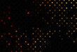 Dark yellow, orange vector texture with playing cards.