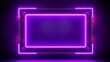 Purple background with neon frame