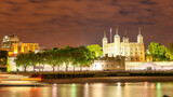 Fototapeta Londyn - Tower of London at night, London