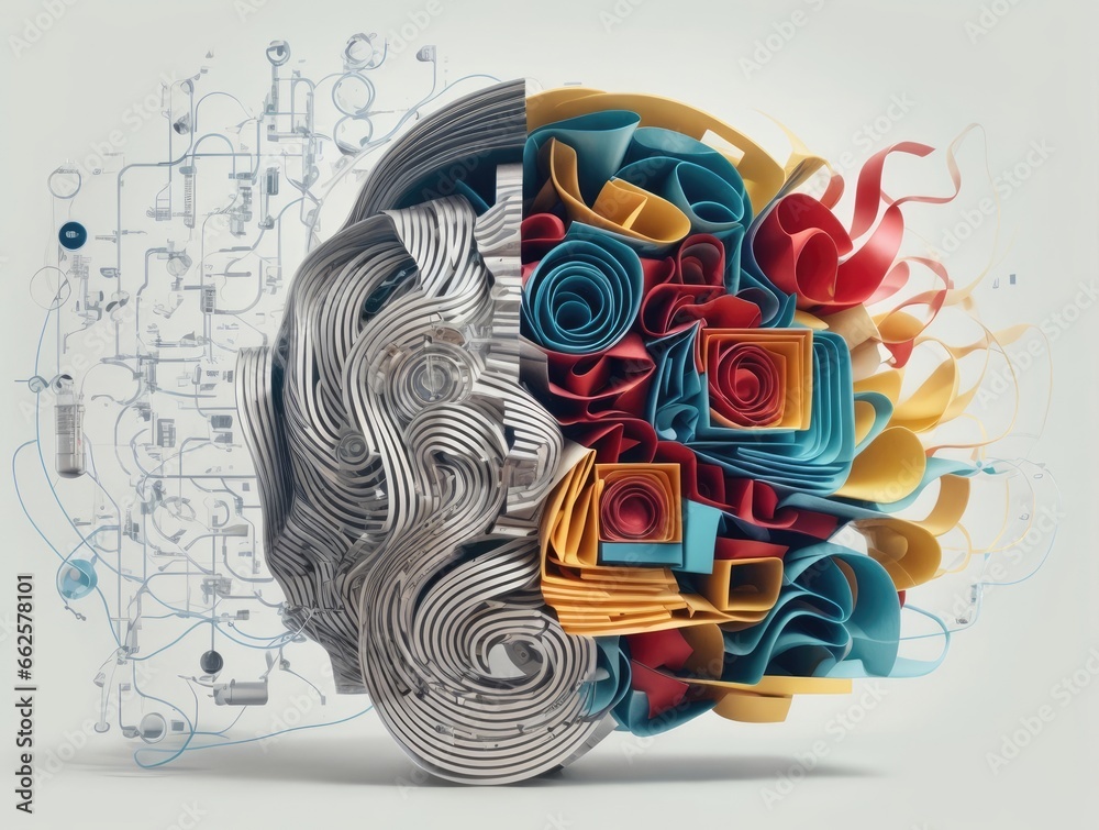 Left Brain vs. Right Brain: Logic and Creativity in Social and Business Doodle