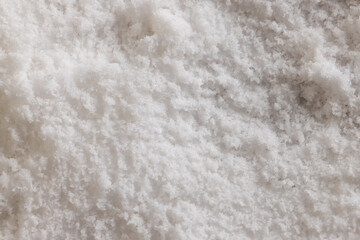 Canvas Print - Close up of white snow background with copy space