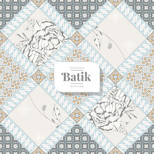 Decorative Batik Seamless Pattern 19