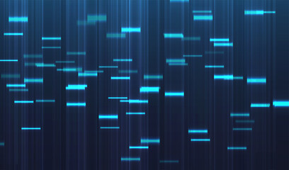 Poster - DNA genomic test, genome map.