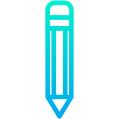 Poster - Outline Gradient Pencil icon