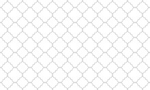 Gray Moroccan Trellis Seamless Pattern. Vector Repeating Texture.