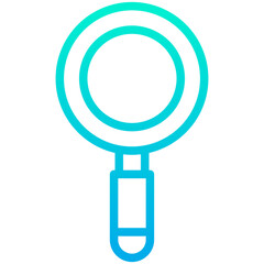 Sticker - Outline Gradient Magnifier icon