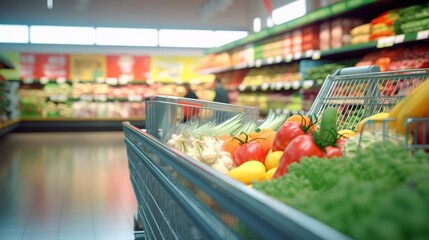 A well-stocked grocery store with a wide variety of fresh and vibrant produce