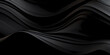 black gradient textures with overlapping wavy layers. abstract background illustration with 3d effect