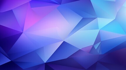 Canvas Print - Abstract background with triangles, Generative AI