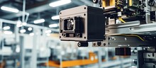 Intelligent Factory S Vision Sensor Camera System For Industry 4 0 And Technology