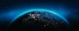 Fototapeta Perspektywa 3d - Planet Earth - Europe