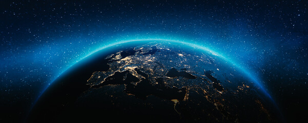 Wall Mural - planet earth - europe