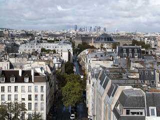 Wall Mural - Paris cityscape from the Pompidou Centre, France