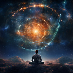 Wall Mural - Awakening the Spirit: Illuminating the Astral Realm