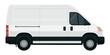© elenabsl - Commercial courier van vehicle isolated