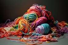 Yarn Tangled Then Unraveled, Unknotted