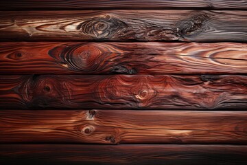 Wall Mural - Redwood plank texture, Generative AI