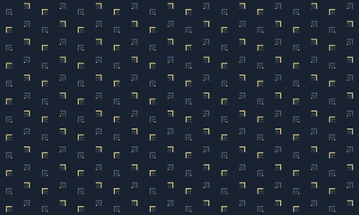 Wall Mural - Abstract geometric square stripe seamless pattern . Light brown and blue element on dark blue background. For masculine male shirt lady dress wear fabric textile garment cover decoration.