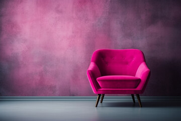 Wall Mural - purple chair in the room