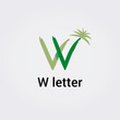 Icone Lettre W pour Design Logos, Symbole, Illustration Pictogramme Monogramme pour Business, Variations Alphabet Isolé Silhouette