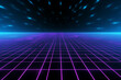 © Wuttichaik - Colorful futuristic neon line technology introduction background - illustration 3d graphic technology background concept, abstract back ground
