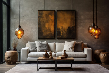 Wall Mural - living room interior