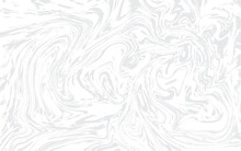 Vector White Marble Texture. Neutral Light Gray White Marbling Paper Background. Elegant Luxury Backdrop. Liquid Paint Swirled Patterns. Japanese Suminagashi Or Turkish Ebru Technique.