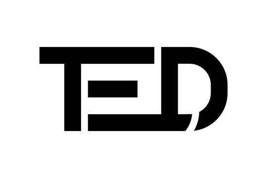 The TED letter vector logo is simple, unique, luxurious and easy to remember, suitable for printing company logos, t-shirt shops, garments, t-shirt designs, warehouses, travel agents and others