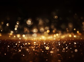 golden glitter background.