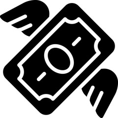 Sticker - Money wings icon