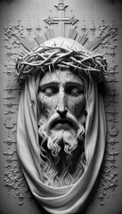 Sticker - The Risen Savior: Christ's Crown of Thorns in 3D image