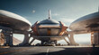 A digital Spaceport with a massive Spacecraft