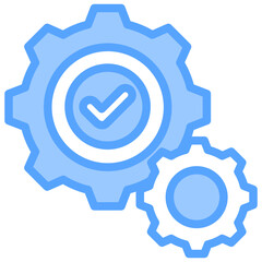 Poster - Check Blue Icon