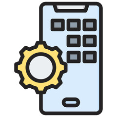 Developing Outline Color Icon