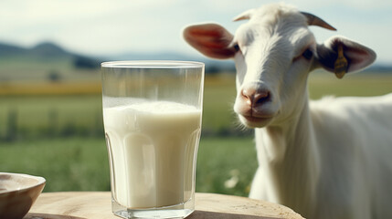 goat milk ad concept 