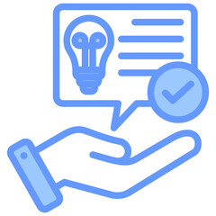 Poster - Advice Blue Icon