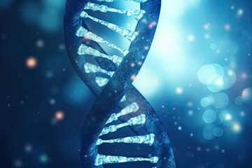 Double Helix scientific background wallpaper