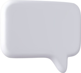 Wall Mural - 3d Blank speech bubble pin