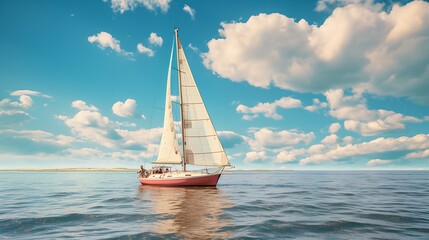 Poster - Sailing yacht