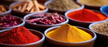 Close Up Of A Market S Spice Mix With An Oriental Flair With Copyspace For Text