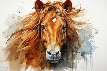  portrait of a horse