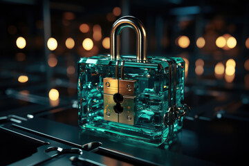 Aufkleber - enhanced cybersecurity measures to protect personal information and data. generative ai.