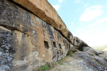 Sticker - Historical carved tombs in Şiran