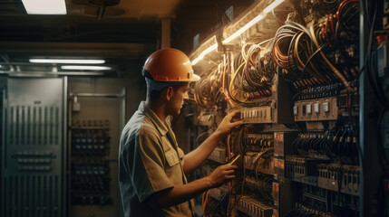 An operator maintains control of a gas-electric energy center