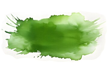 Wall Mural - Green spot on a white background.