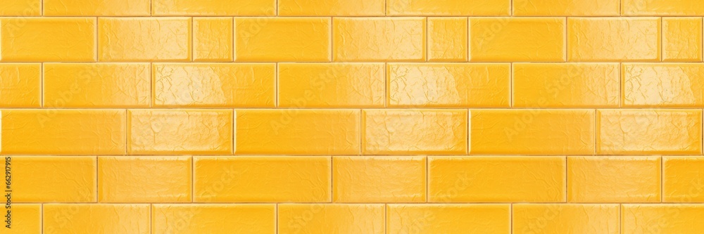 Yellow Rectangular Blocks Yellow colored rectangular rectangles brick subway tiles wall texture ...