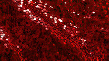 Red Sequins Textile Background