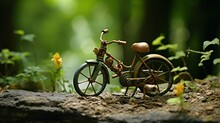 Bicycle In The Grass