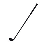 Fototapeta Boho - Vector flat golf stick silhouette isolated on white background